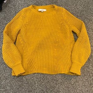 Loft mustard sweater